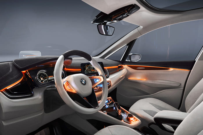 BMW Concept Active Tourer shown